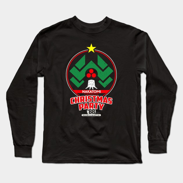 Nakatomi christmas party 1988 Long Sleeve T-Shirt by alexandraronee